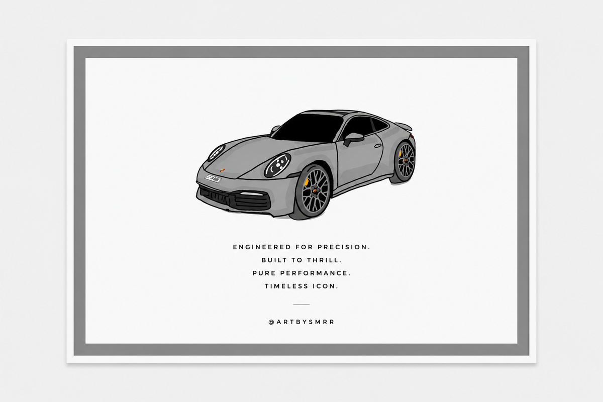 Porsche Car Frame